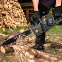 Batavia 36V (2x18V) brushless chainsaw 18''. With 2 x battery 4Ah and 1 x dual charger 3.5A