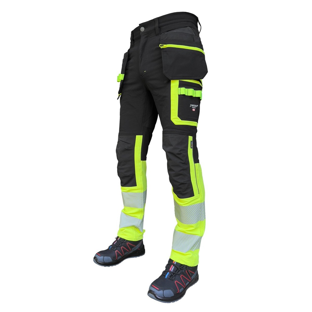 Workwear trousers Pesso Jupiter Flex Fit KD175_HVG, dzeltena