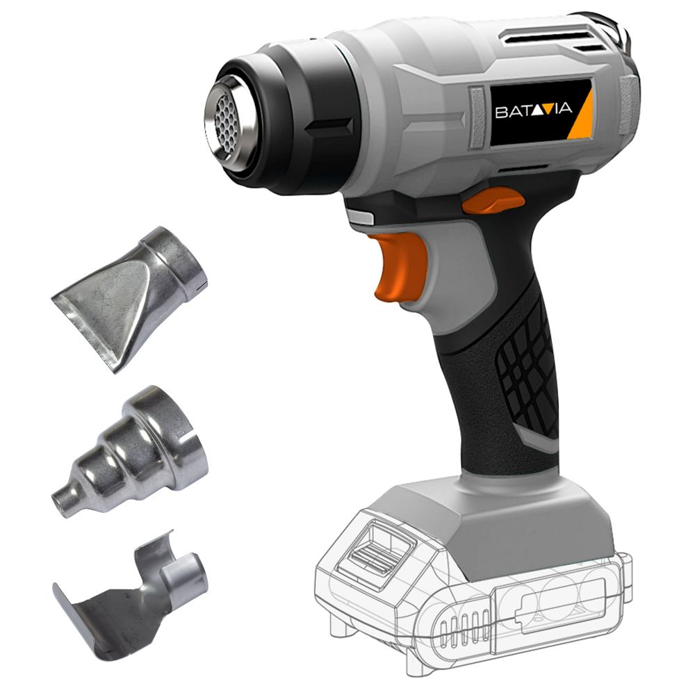 Batavia 18V heat gun. Without battery and charger