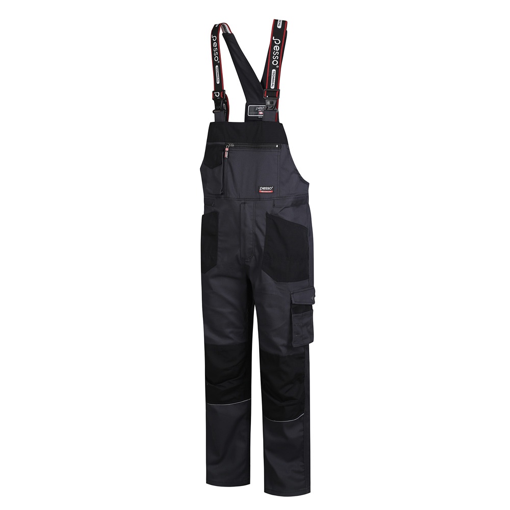 Workwear bibpants Pesso Stretch DPSTRETCHP, pelēks