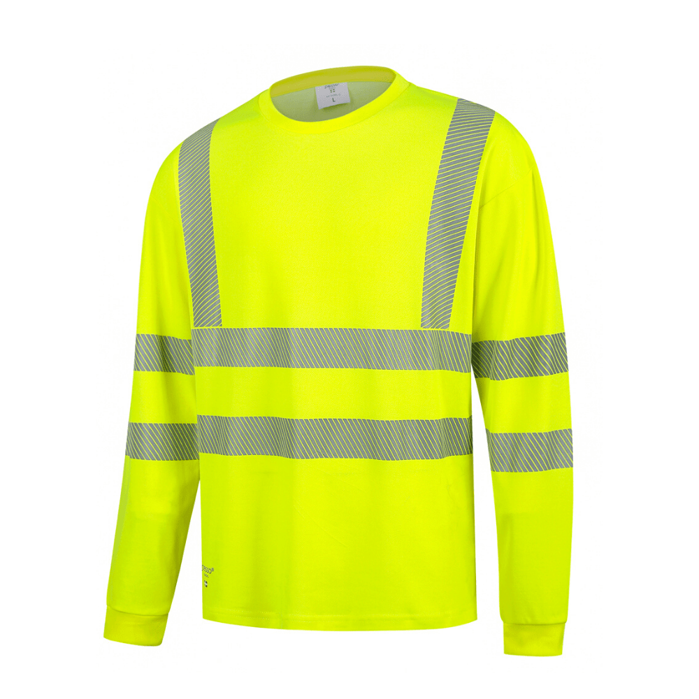 High Visibility Long Sleeve T-Shirt  Pesso HVMIL, dzeltena