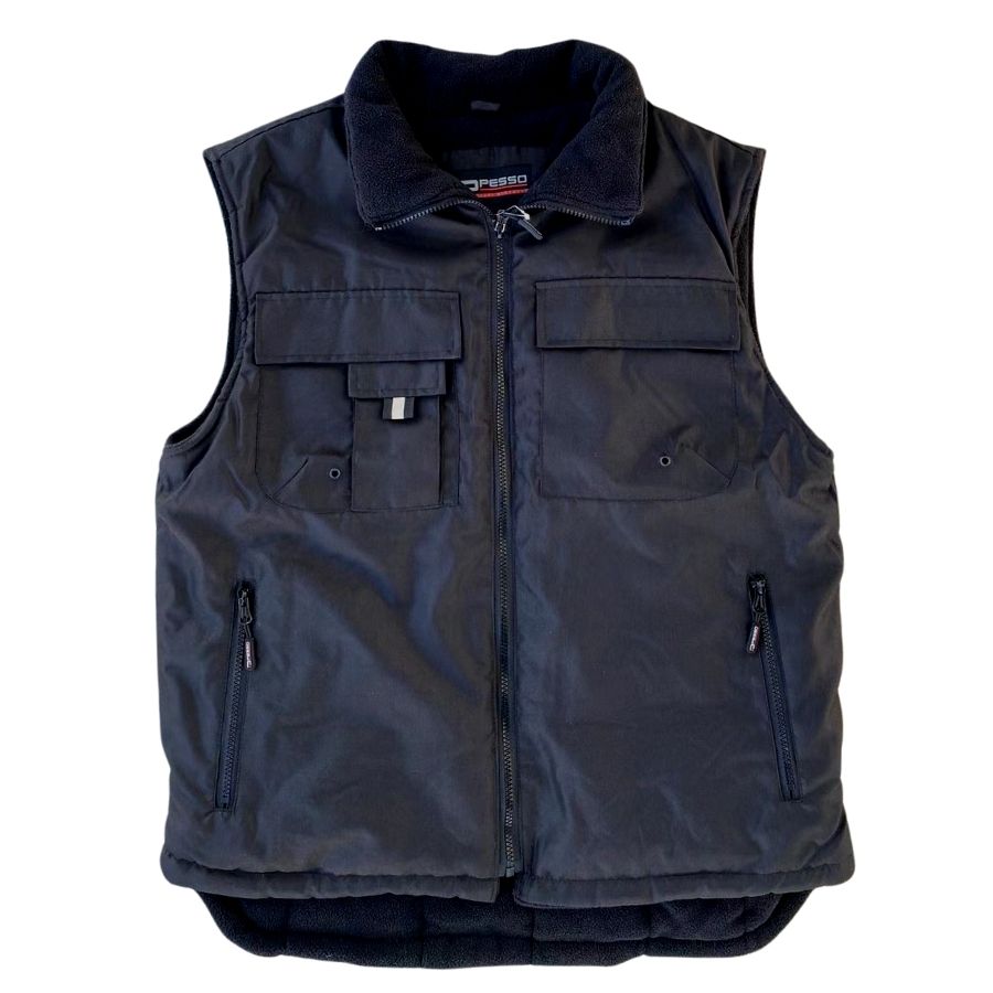 Warm padded vest Pesso LSPMN, melns