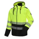 Ripstop Softshell Jacket Pesso LEO HI-VIS/Black