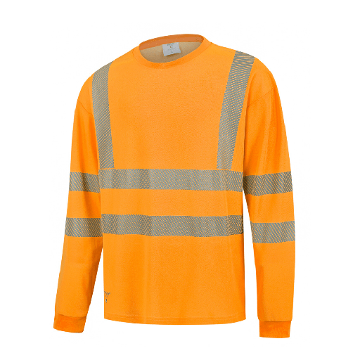 High Visibility Long Sleeve T-Shirt Pesso HVMIL, oranža